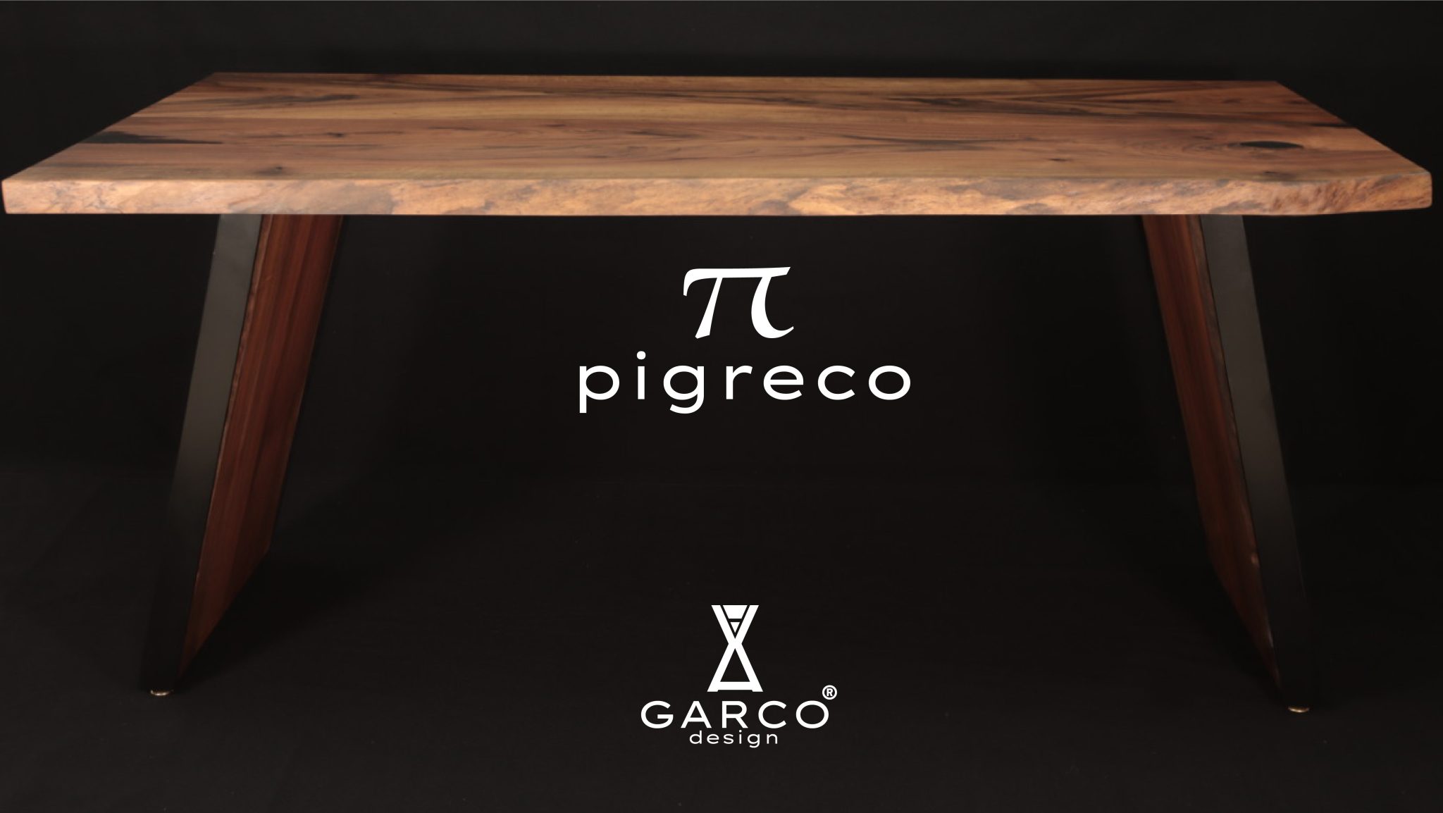 pigreco is a desk or a table handcrafted in Italy